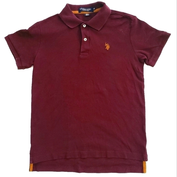 3/$20 U.S. Polo Assn Maroon Polo Shirt Size XS - Picture 1 of 6